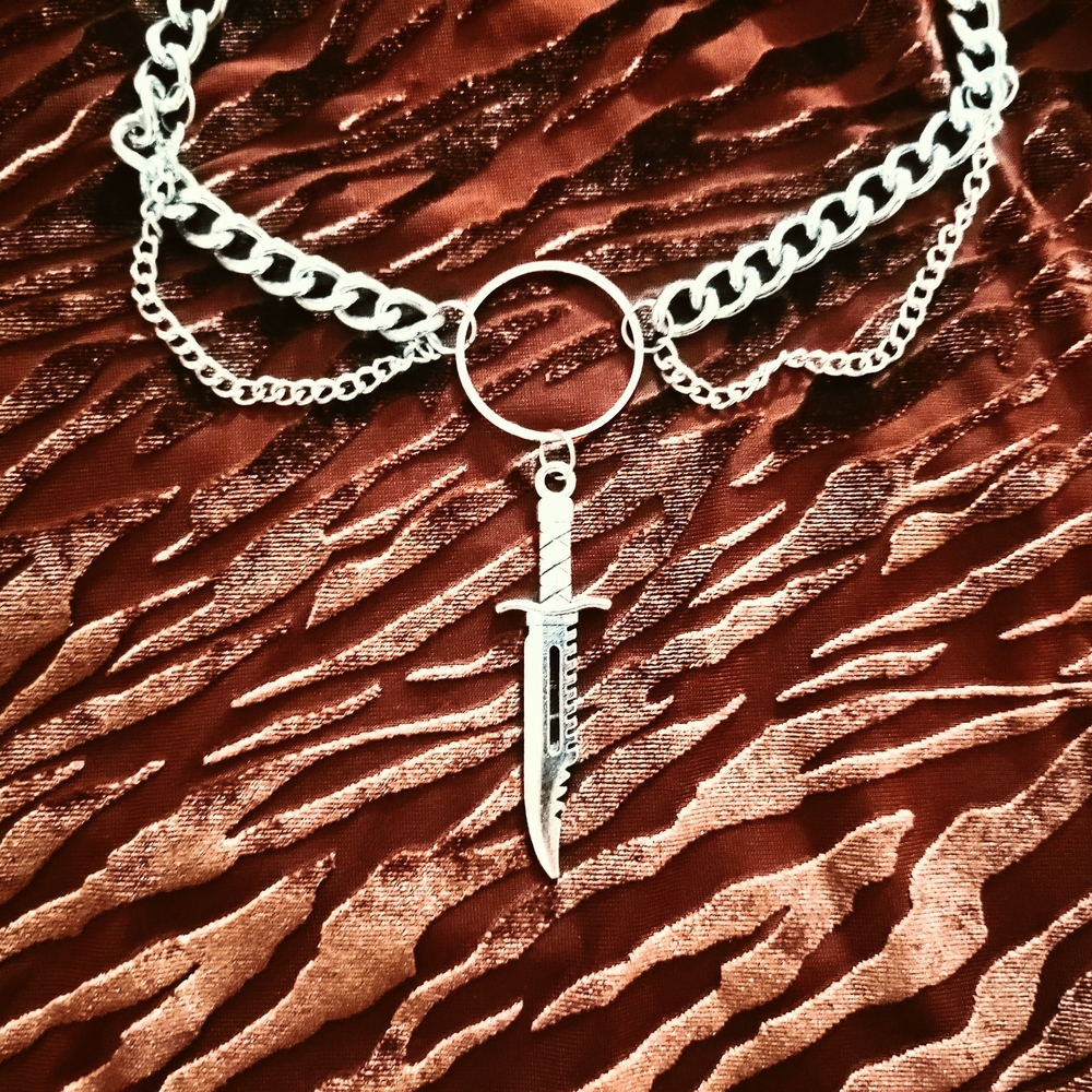 Dolls Kill Silver Chain Necklace